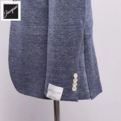 Blue Linen Knit Hartford Contemporary Fit Sport Jacket - Jack Victor 8 Blue Linen Knit Hartford Contemporary Fit Sport Jacket - Jack Victor -ETON Store JACKVICTORHAMPTONC01532 3