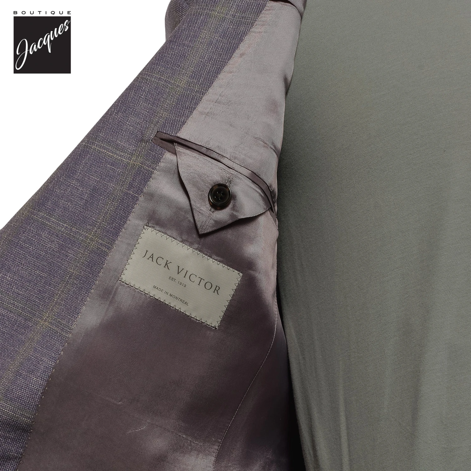 Lavender Check Hampton Loro Piana Contemporary Fit Sport Jacket - Jack Victor 6 Lavender Check Hampton Loro Piana Contemporary Fit Sport Jacket - Jack Victor - Image 4