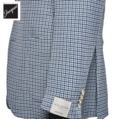 Blue Wool-Stretch Comfortwear Hampton Contemporary Sport Jacket - Jack Victor 7 Blue Wool-Stretch Comfortwear Hampton Contemporary Sport Jacket - Jack Victor -ETON Store JACKVICTORHAMPTONC1385 2