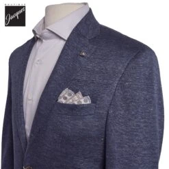 Dark Blue Knit Linen/Wool/Silk Hartford Contemporary Fit Sport Jacket - Jack Victor 7 Dark Blue Knit Linen/Wool/Silk Hartford Contemporary Fit Sport Jacket - Jack Victor -ETON Store JACKVICTORHARTFORDC01527 2