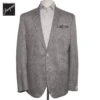 Mid Gray Knit Wool/Silk/Linen Hartford Contemporary Fit Sport Jacket - Jack Victor