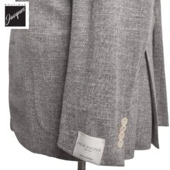 Mid Gray Knit Wool/Silk/Linen Hartford Contemporary Fit Sport Jacket - Jack Victor 8 Mid Gray Knit Wool/Silk/Linen Hartford Contemporary Fit Sport Jacket - Jack Victor -ETON Store JACKVICTORHARTFORDC01727 3