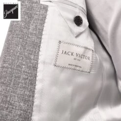Mid Gray Knit Wool/Silk/Linen Hartford Contemporary Fit Sport Jacket - Jack Victor 9 Mid Gray Knit Wool/Silk/Linen Hartford Contemporary Fit Sport Jacket - Jack Victor -ETON Store JACKVICTORHARTFORDC01727 4