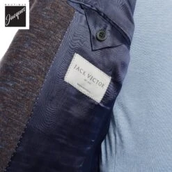 Brown Mélange Wool & Silk Hartford Contemporary Fit Sport Coat - Jack Victor 31 Brown Mélange Wool & Silk Hartford Contemporary Fit Sport Coat - Jack Victor -ETON Store JACKVICTORHARTFORDC1560 4