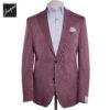 Berry Melange Hartford Contemporary Fit Unconstructed Sport Jacket - Jack Victor 2 Berry Melange Hartford Contemporary Fit Unconstructed Sport Jacket - Jack Victor -ETON Store JACKVICTORHARTFORDC1623 2