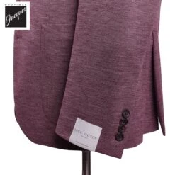 Berry Melange Hartford Contemporary Fit Unconstructed Sport Jacket - Jack Victor 8 Berry Melange Hartford Contemporary Fit Unconstructed Sport Jacket - Jack Victor -ETON Store JACKVICTORHARTFORDC1623 4