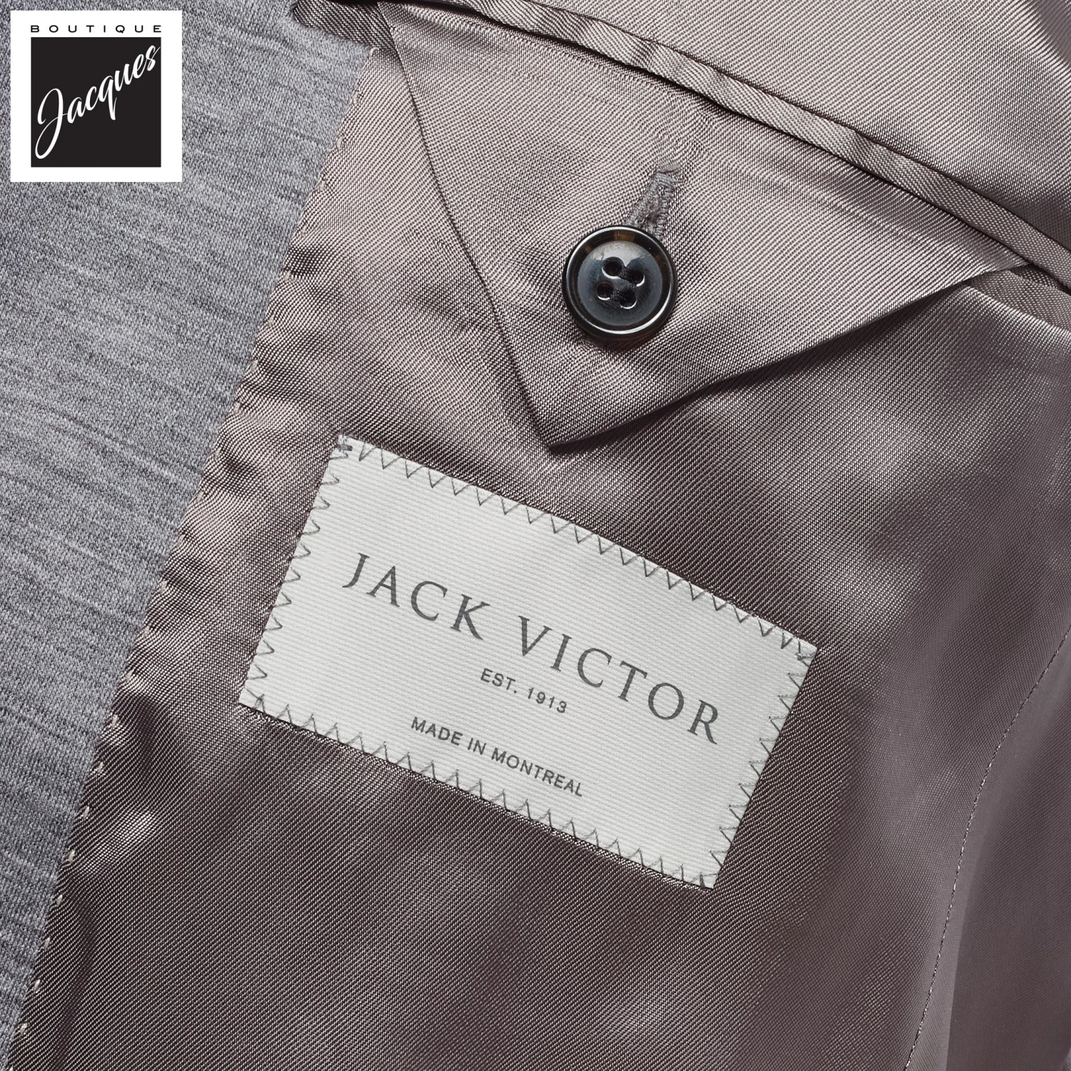 Gray Hartford Contemporary Fit Knit Suit - Jack Victor 6 Gray Hartford Contemporary Fit Knit Suit - Jack Victor - Image 4