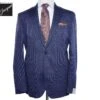 Mid-Blue Knit Hartford Contemporary Fit Wool Suit - Jack Victor 1 Mid-Blue Knit Hartford Contemporary Fit Wool Suit - Jack Victor -ETON Store JACKVICTORHARTFORDC3204 1