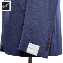Mid-Blue Knit Hartford Contemporary Fit Wool Suit - Jack Victor 18 Mid-Blue Knit Hartford Contemporary Fit Wool Suit - Jack Victor -ETON Store JACKVICTORHARTFORDC3204 3