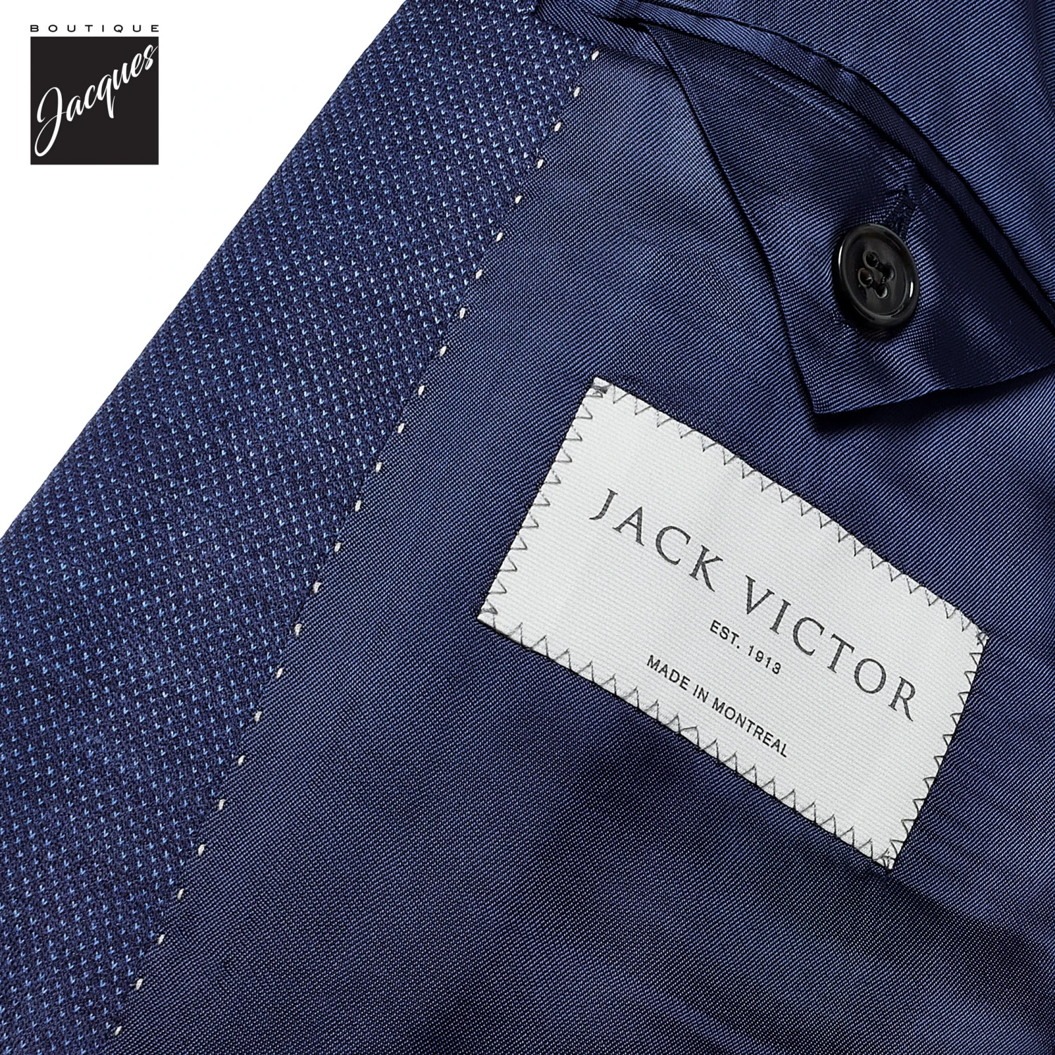 Mid-Blue Knit Hartford Contemporary Fit Wool Suit - Jack Victor 8 Mid-Blue Knit Hartford Contemporary Fit Wool Suit - Jack Victor - Image 6