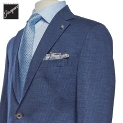 Blue Micro-Stripe Hartford Knit Suit - Jack Victor 7 Blue Micro-Stripe Hartford Knit Suit - Jack Victor -ETON Store JACKVICTORHARTFORDC3328 2