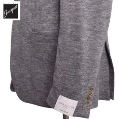 Gray Melange Wool/Silk/Linen Hartford Contemporary Fit Sport Jacket - Jack Victor 8 Gray Melange Wool/Silk/Linen Hartford Contemporary Fit Sport Jacket - Jack Victor -ETON Store JACKVICTORHARTFORDNC01503 3