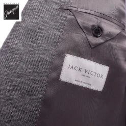 Gray Melange Wool/Silk/Linen Hartford Contemporary Fit Sport Jacket - Jack Victor 9 Gray Melange Wool/Silk/Linen Hartford Contemporary Fit Sport Jacket - Jack Victor -ETON Store JACKVICTORHARTFORDNC01503 4