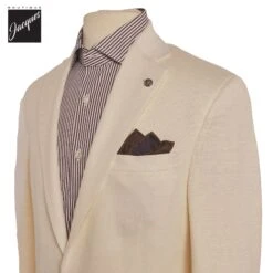 White Linen/Wool/Silk Knit Hartford Contemporary Fit Sport Jacket - Jack Victor 7 White Linen/Wool/Silk Knit Hartford Contemporary Fit Sport Jacket - Jack Victor -ETON Store JACKVICTORHHARTFORDC01530 2