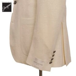 White Linen/Wool/Silk Knit Hartford Contemporary Fit Sport Jacket - Jack Victor 8 White Linen/Wool/Silk Knit Hartford Contemporary Fit Sport Jacket - Jack Victor -ETON Store JACKVICTORHHARTFORDC01530 3