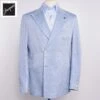 Light Blue Hill Contemporary Fit Double-Breasted Knit Sport Jacket - Jack Victor 2 Light Blue Hill Contemporary Fit Double-Breasted Knit Sport Jacket - Jack Victor -ETON Store JACKVICTORHILLC1395 1