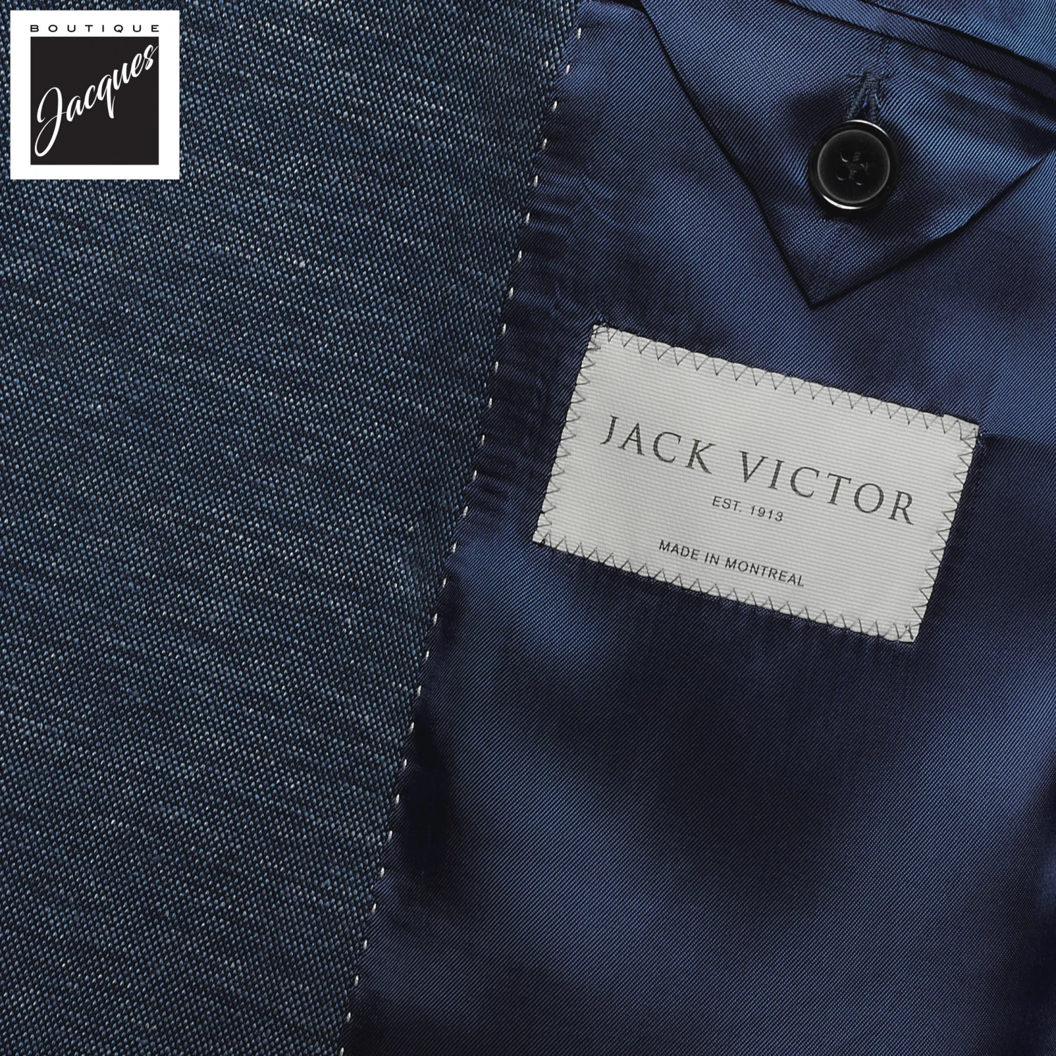 Blue Comfortwear Hill Contemporary Fit Cotton-Linen Sport Jacket - Jack Victor 6 Blue Comfortwear Hill Contemporary Fit Cotton-Linen Sport Jacket - Jack Victor - Image 4
