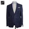 Blue Prince Of Wales Irving Contemporary Fit Wool Suit - Jack Victor 2 Blue Prince Of Wales Irving Contemporary Fit Wool Suit - Jack Victor -ETON Store JACKVICTORIRVINGL3458 1