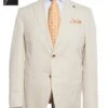 Beige Irving Cotton Cashmere Contemporary Fit Wool Suit - Jack Victor