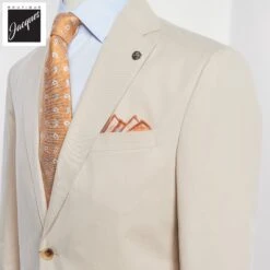 Beige Irving Cotton Cashmere Contemporary Fit Wool Suit - Jack Victor 7 Beige Irving Cotton Cashmere Contemporary Fit Wool Suit - Jack Victor -ETON Store JACKVICTORIRVINGNEZ4154 2