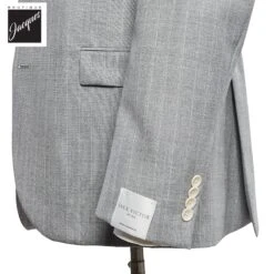 Light Gray Pin-Stripe Marcus Contemporary Fit Wool Suit - Jack Victor 7 Light Gray Pin-Stripe Marcus Contemporary Fit Wool Suit - Jack Victor -ETON Store JACKVICTORMARCUS3251107 2