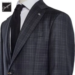 Gray Check Super 150s Loro Piana Wool Mason Contemporary Fit Suit - Jack Victor 1913 7 Gray Check Super 150s Loro Piana Wool Mason Contemporary Fit Suit - Jack Victor 1913 -ETON Store JACKVICTORMASONJVC30959 2
