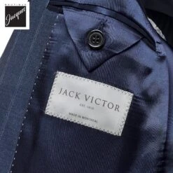 Blue Chalk-Stripe Vitale Barberis Wool Mason Contemporary Fit Suit - Jack Victor 1913 9 Blue Chalk-Stripe Vitale Barberis Wool Mason Contemporary Fit Suit - Jack Victor 1913 -ETON Store JACKVICTORMASONJVC33010 4