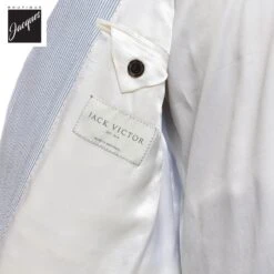 Mid-Blue Seersucker Midland Contemporary Fit Suit - Jack Victor 9 Mid-Blue Seersucker Midland Contemporary Fit Suit - Jack Victor -ETON Store JACKVICTORMIDLAND3201131 4