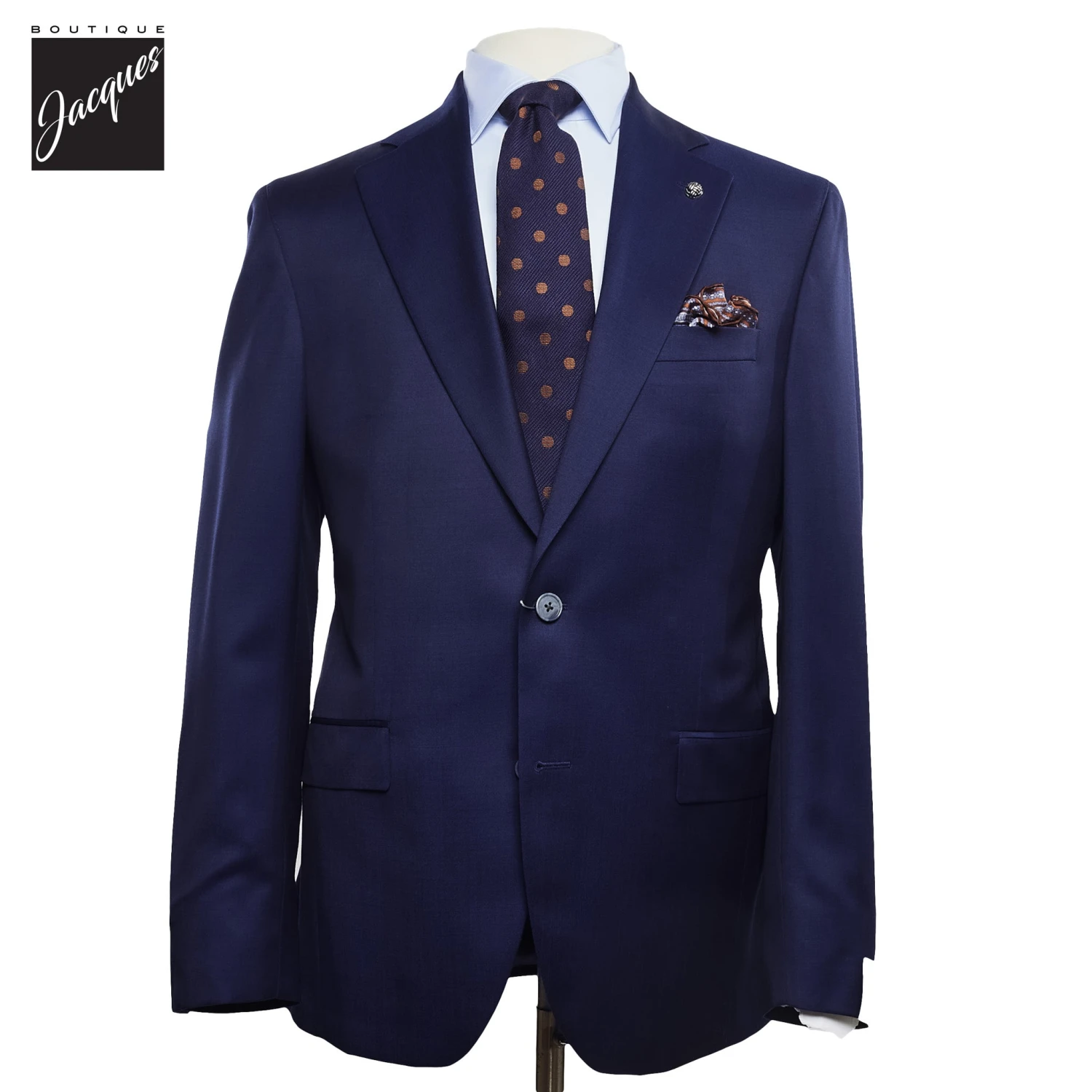 Royal Blue Montana Contemporary Fit Wool Suit - Jack Victor 3 Royal Blue Montana Contemporary Fit Wool Suit - Jack Victor