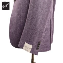 Lavender Neat Wool/Silk/Linen Morton Contemporary Fit Sport Jacket - Jack Victor 8 Lavender Neat Wool/Silk/Linen Morton Contemporary Fit Sport Jacket - Jack Victor -ETON Store JACKVICTORMORTON1231502 7