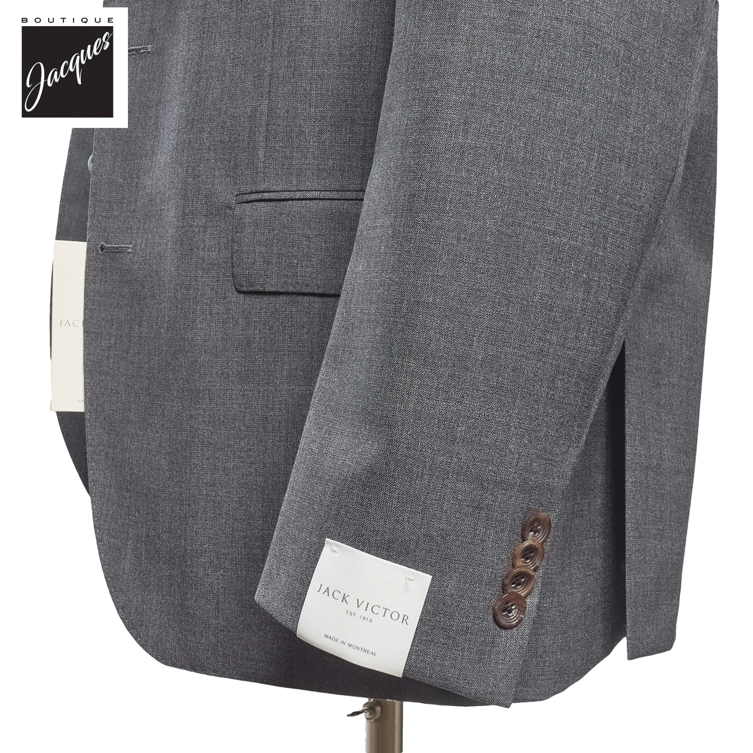 Gray Morton Contemporary Fit Unconstructed Suit - Jack Victor 6 Gray Morton Contemporary Fit Unconstructed Suit - Jack Victor - Image 4