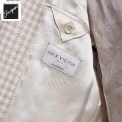 Oatmeal Houndstooth Drago Myles Contemporary Sport Jacket - Jack Victor 1913 9 Oatmeal Houndstooth Drago Myles Contemporary Sport Jacket - Jack Victor 1913 -ETON Store JACKVICTORMYLESJVC13052 4
