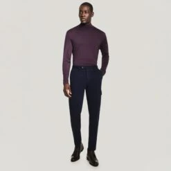 Blue Jona Brushed Cotton Modern Fit Cargo Chino Pants - Jack Victor 10 Blue Jona Brushed Cotton Modern Fit Cargo Chino Pants - Jack Victor -ETON Store JT214905 1551 OM3