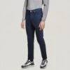 Blue Jackie Brushed Cotton Modern Fit Five Pocket Pants - Jack Victor 2 Blue Jackie Brushed Cotton Modern Fit Five Pocket Pants - Jack Victor -ETON Store JT215604 1552 MOMENTIS