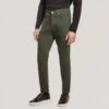 Green Jackie Brushed Cotton Modern Fit Five Pocket Pants - Jack Victor 2 Green Jackie Brushed Cotton Modern Fit Five Pocket Pants - Jack Victor -ETON Store JT215635 1552 MOMENTIS
