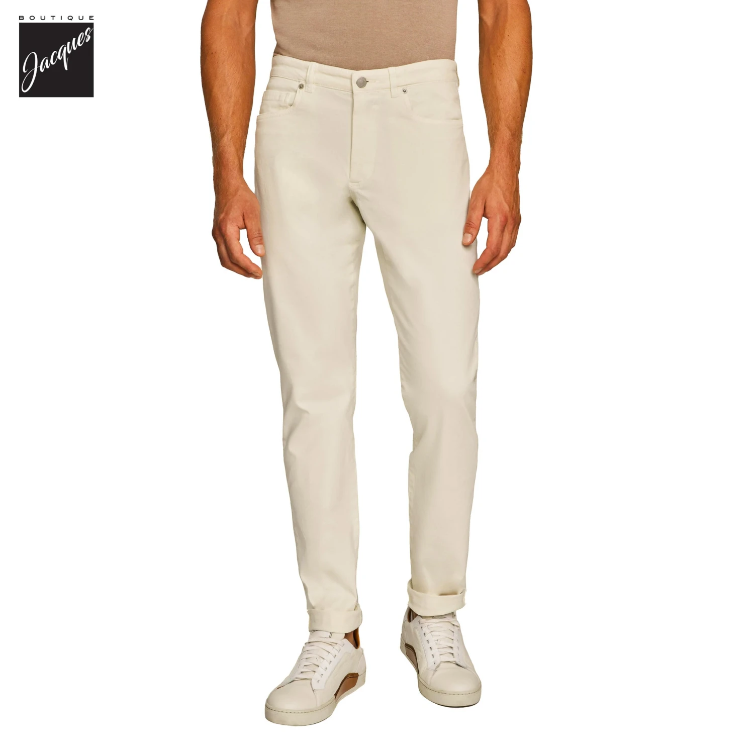 Bone Jackie Brushed Cotton Modern Fit Five Pocket Pants - Jack Victor 3 Bone Jackie Brushed Cotton Modern Fit Five Pocket Pants - Jack Victor