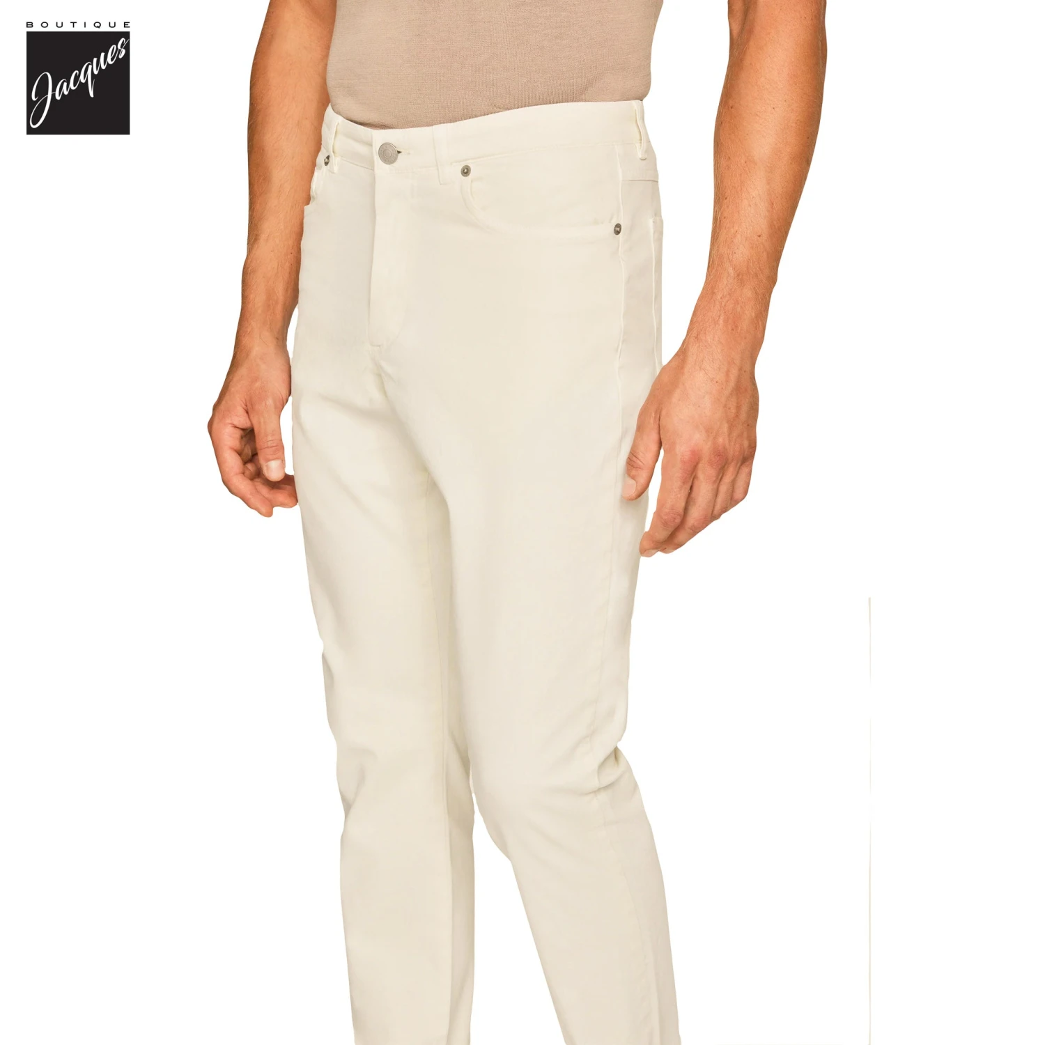 Bone Jackie Brushed Cotton Modern Fit Five Pocket Pants - Jack Victor 5 Bone Jackie Brushed Cotton Modern Fit Five Pocket Pants - Jack Victor - Image 3