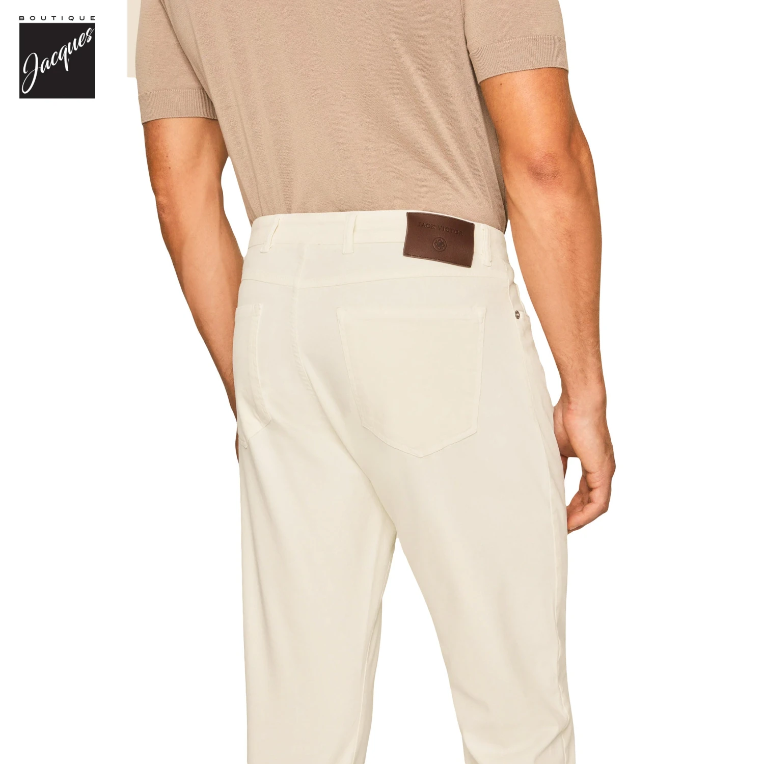 Bone Jackie Brushed Cotton Modern Fit Five Pocket Pants - Jack Victor 6 Bone Jackie Brushed Cotton Modern Fit Five Pocket Pants - Jack Victor - Image 4