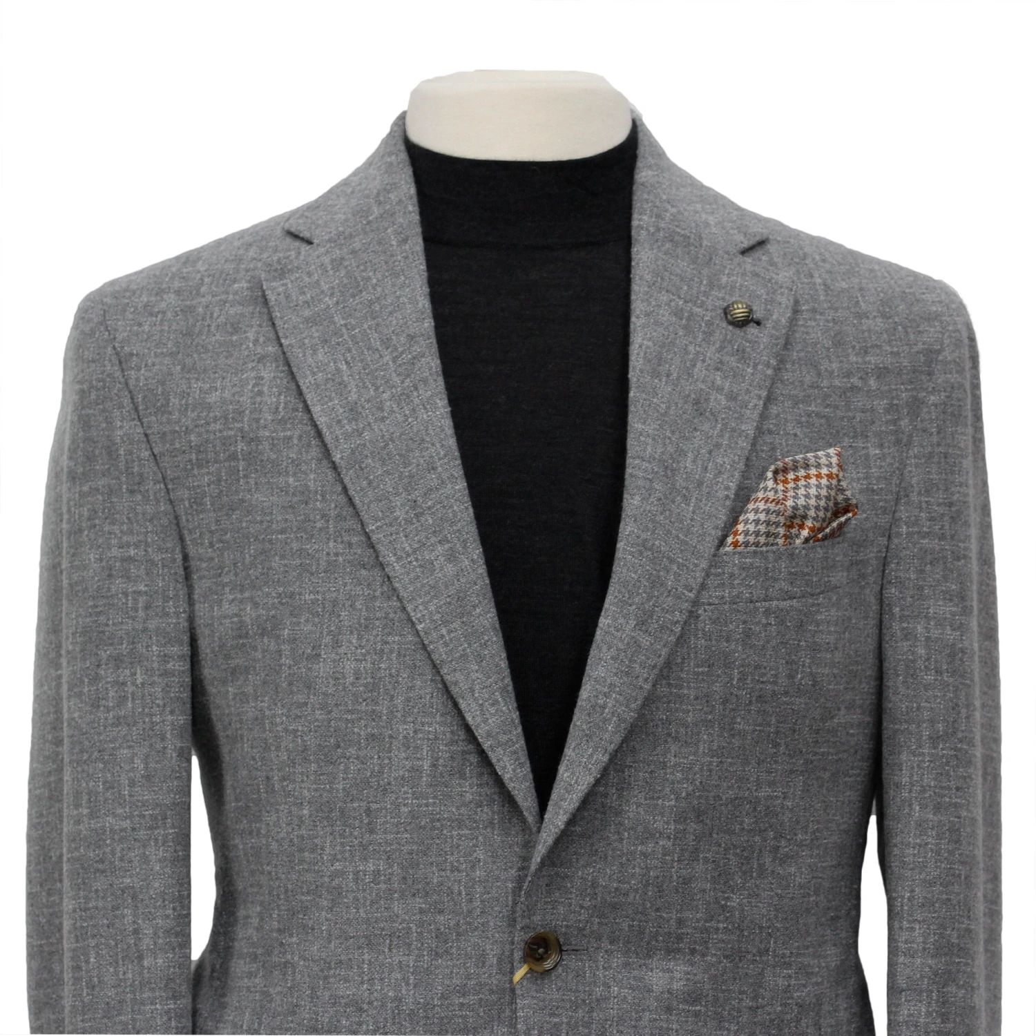 Neat Gray Madison Contemporary Fit Unconstructed Wool Sport Jacket - Jack Victor 5 Neat Gray Madison Contemporary Fit Unconstructed Wool Sport Jacket - Jack Victor - Image 3