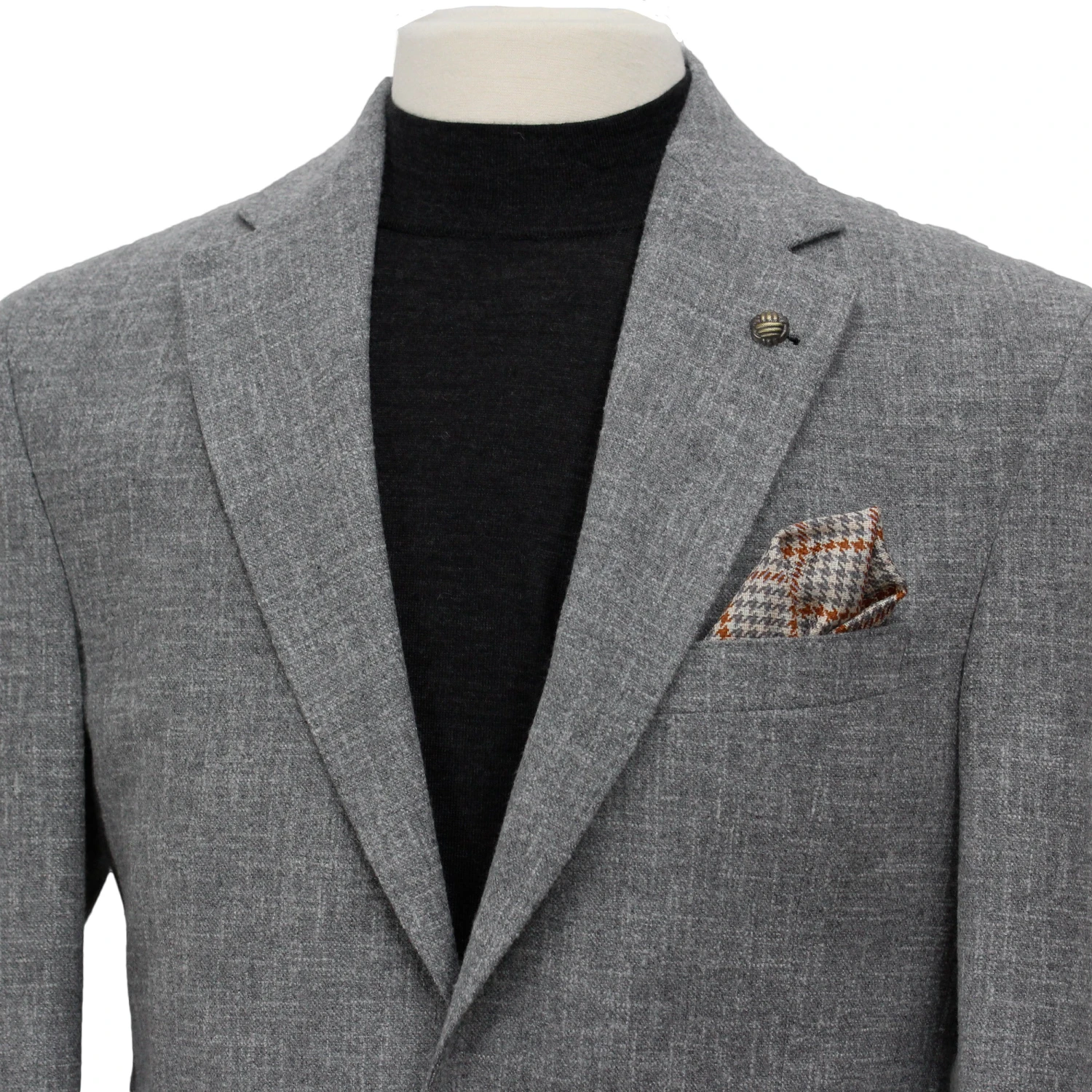 Neat Gray Madison Contemporary Fit Unconstructed Wool Sport Jacket - Jack Victor 4 Neat Gray Madison Contemporary Fit Unconstructed Wool Sport Jacket - Jack Victor - Image 2
