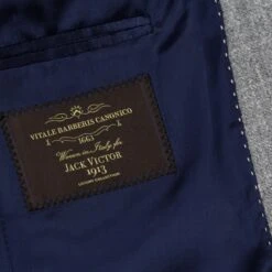 Neat Gray Madison Contemporary Fit Unconstructed Wool Sport Jacket - Jack Victor 11 Neat Gray Madison Contemporary Fit Unconstructed Wool Sport Jacket - Jack Victor -ETON Store JVC10712 4