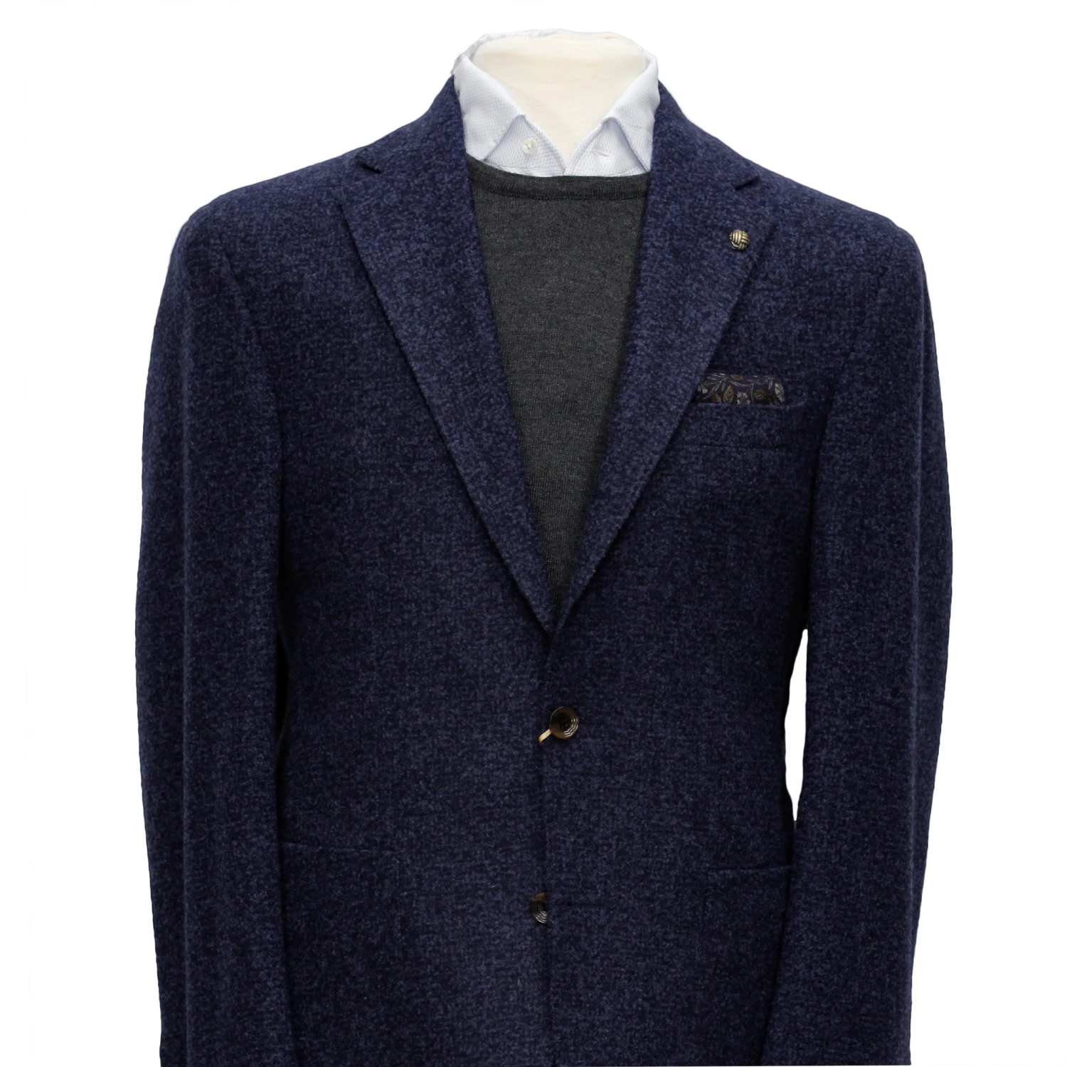 Blue Madison Contemporary Fit DRAGO Wool Sport Jacket - Jack Victor 4 Blue Madison Contemporary Fit DRAGO Wool Sport Jacket - Jack Victor - Image 2