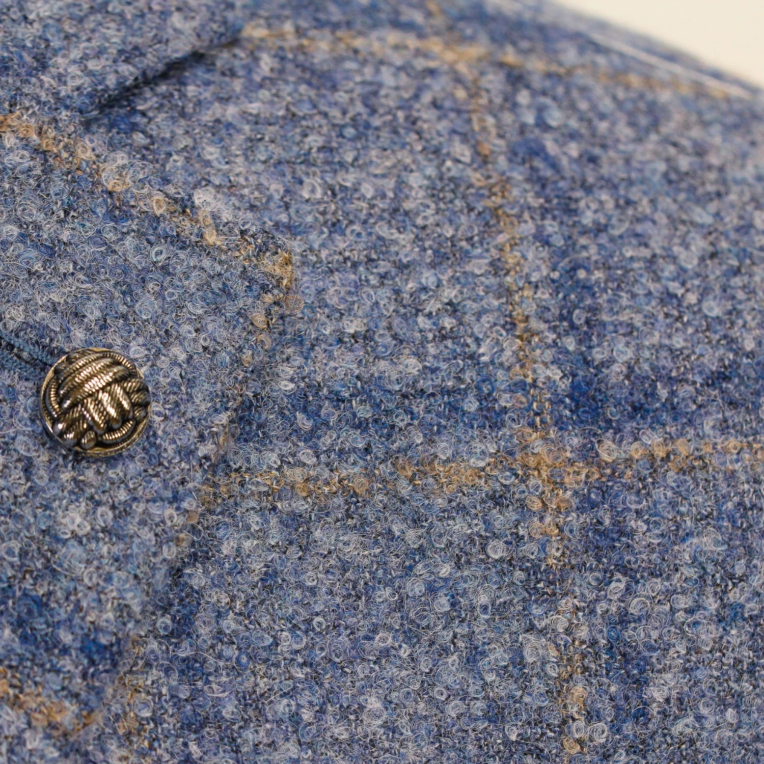 Light Blue Windowpane McAllen Contemporary Fit Alpaca-Wool Sport Jacket - Jack Victor 9 Light Blue Windowpane McAllen Contemporary Fit Alpaca-Wool Sport Jacket - Jack Victor - Image 7