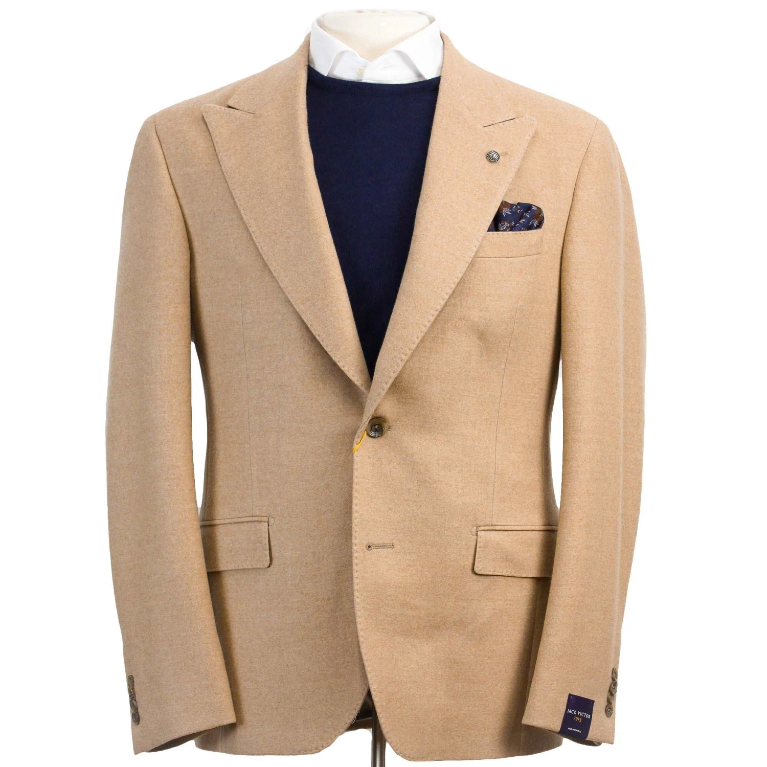 Beige Morgan Contemporary Fit Drago Wool Sport Coat - Jack Victor 3 Beige Morgan Contemporary Fit Drago Wool Sport Coat - Jack Victor