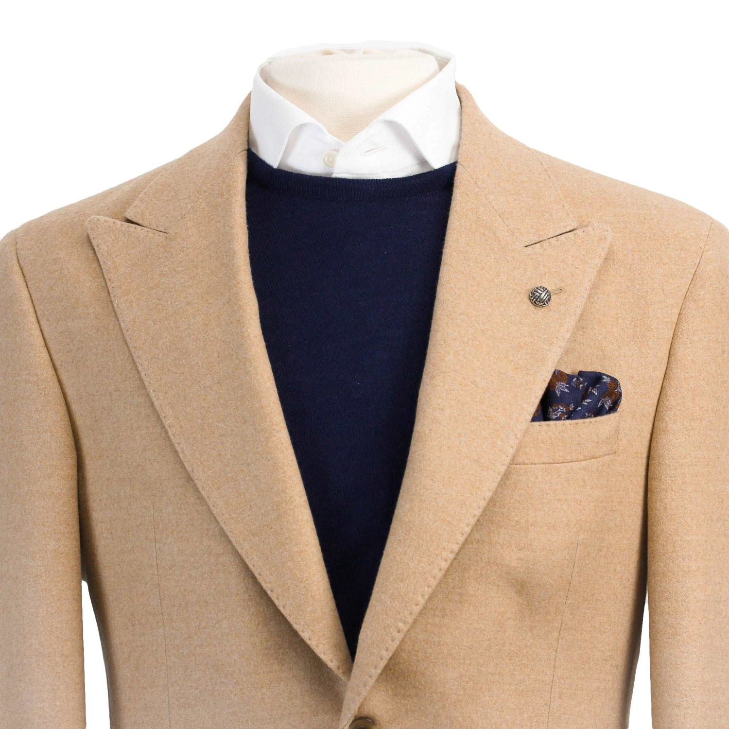 Beige Morgan Contemporary Fit Drago Wool Sport Coat - Jack Victor 6 Beige Morgan Contemporary Fit Drago Wool Sport Coat - Jack Victor - Image 4