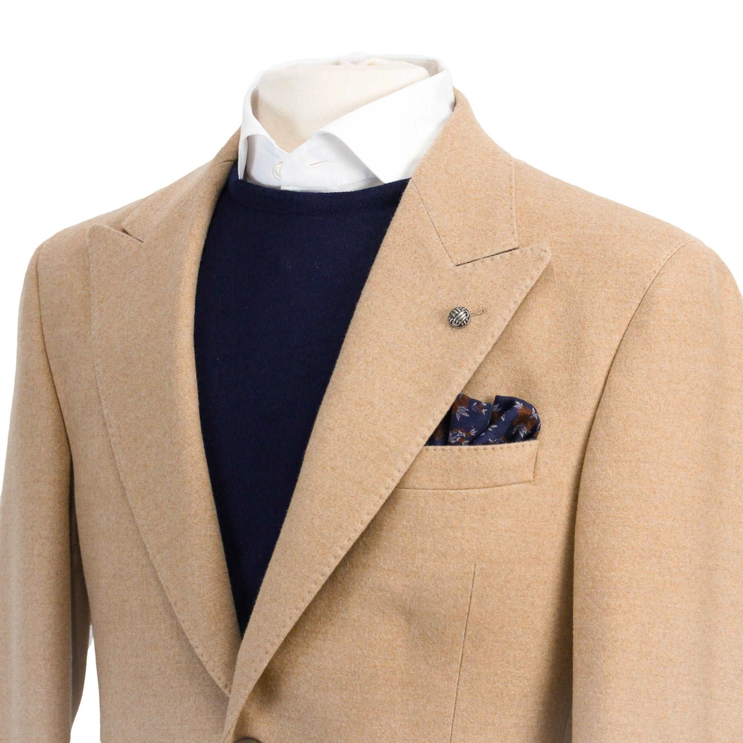 Beige Morgan Contemporary Fit Drago Wool Sport Coat - Jack Victor 7 Beige Morgan Contemporary Fit Drago Wool Sport Coat - Jack Victor - Image 5