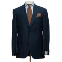Blue Micro Check Century Classic Fit Suit - Jack Victor