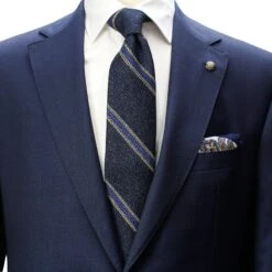 Navy Micro-Houndstooth Vitale Barberis Wool - Essence Contemporary Fit Suit - Jack Victor -ETON Store JVC30513 Jack Victor 3