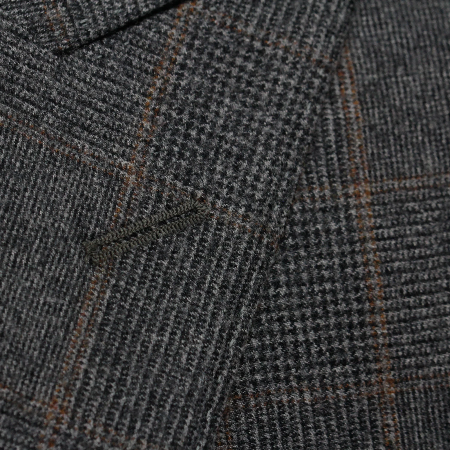 Gray Glen Check Peak Lapel - Edmund Contemporary Fit Wool Suit - Jack Victor 8 Gray Glen Check Peak Lapel - Edmund Contemporary Fit Wool Suit - Jack Victor - Image 6