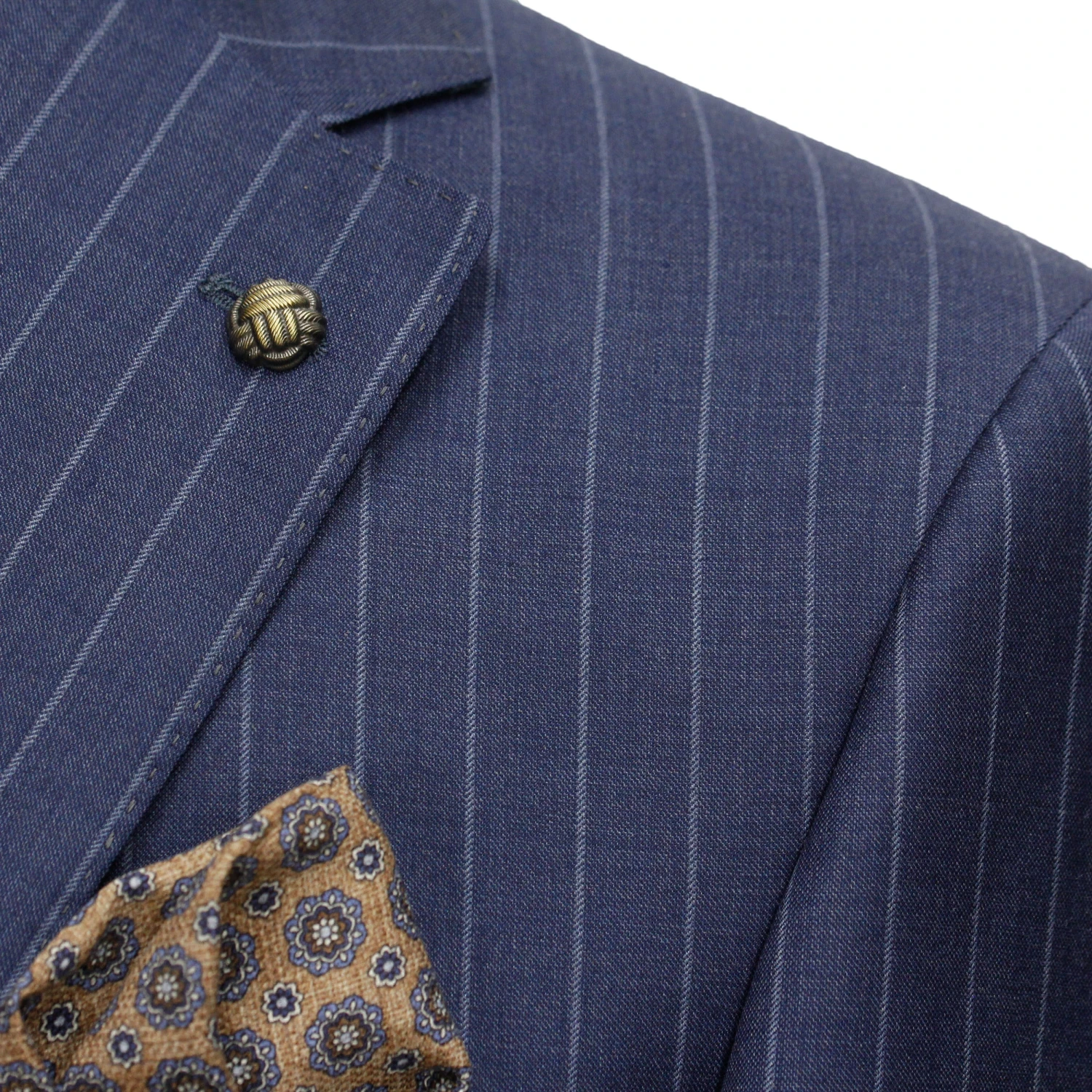 Mid-Blue Pinstripe Essence Modern Fit Suit - Jack Victor 7 Mid-Blue Pinstripe Essence Modern Fit Suit - Jack Victor - Image 5